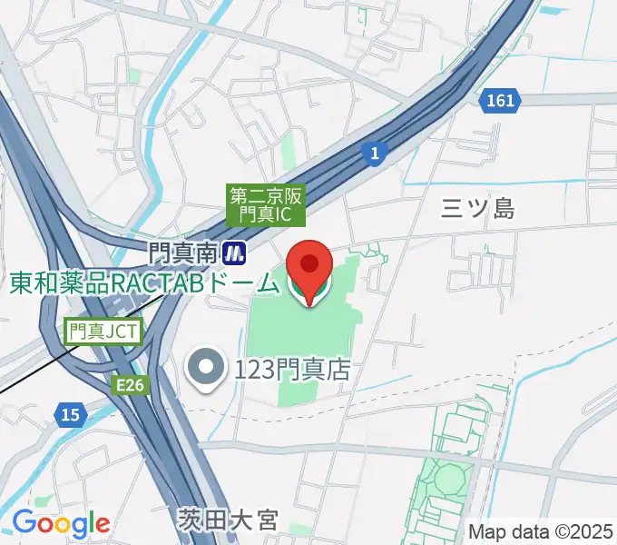 東和薬品RACTABドームの地図