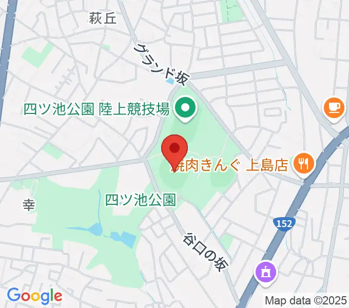 浜松球場の地図