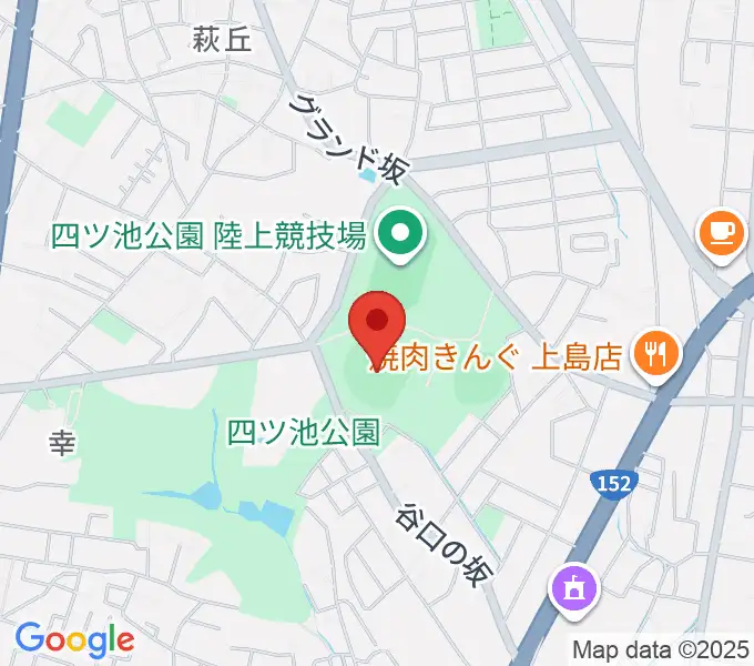 浜松球場の地図