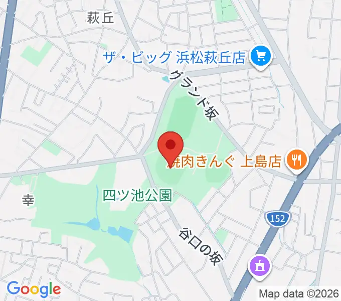 浜松球場の地図