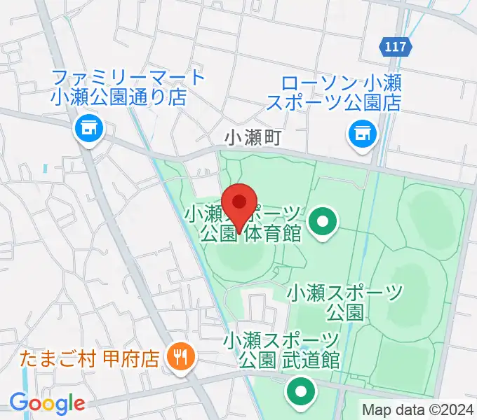 山日YBS球場の地図