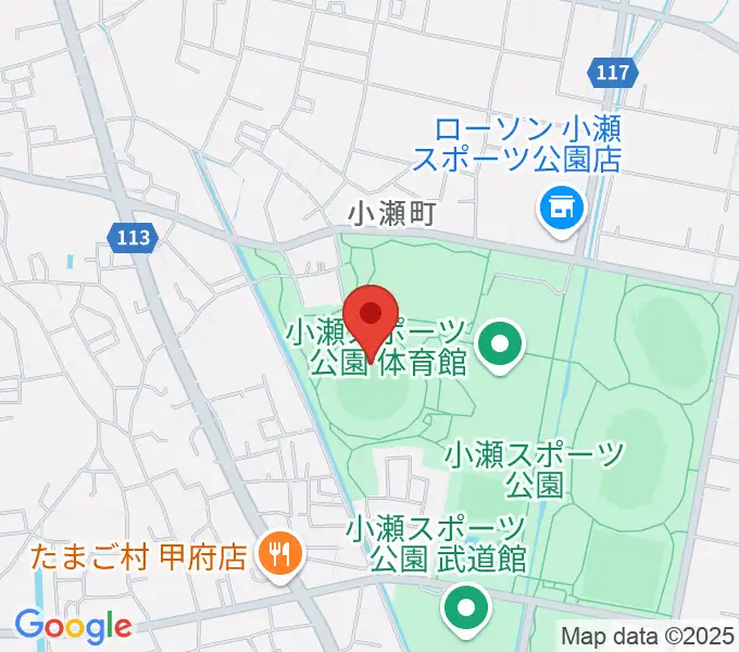 山日YBS球場の地図