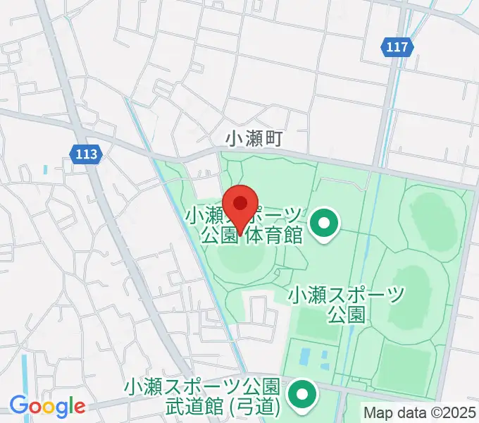 山日YBS球場の地図