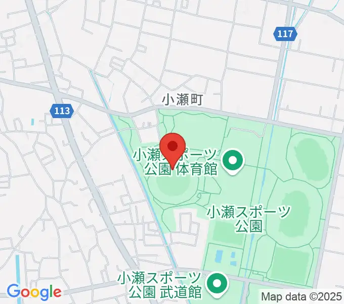 山日YBS球場の地図