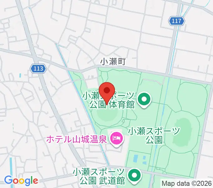山日YBS球場の地図