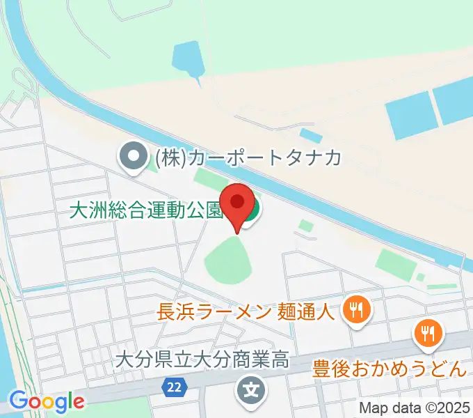 別大興産スタジアムの地図