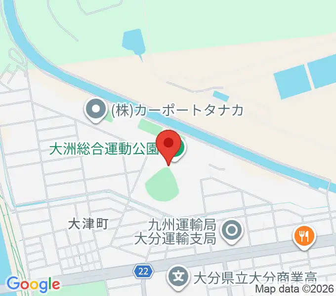 別大興産スタジアムの地図