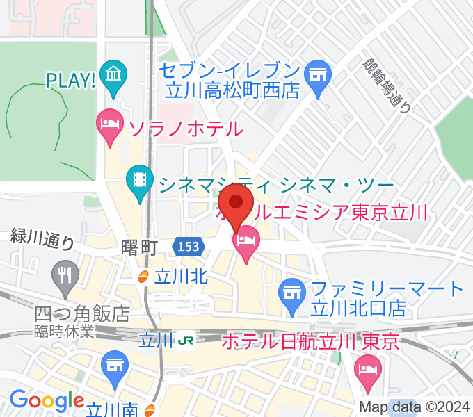 ディスクユニオン立川店の場所