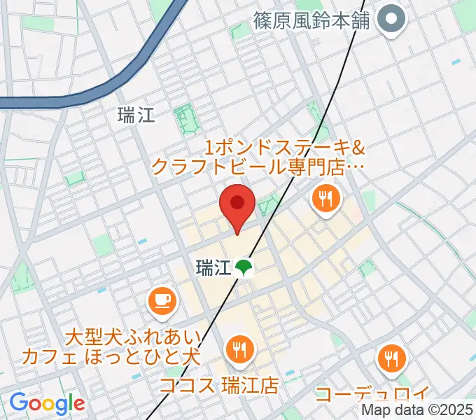 東部フレンドホールの地図