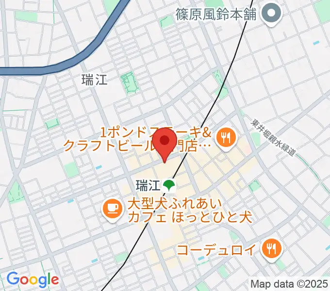 東部フレンドホールの地図