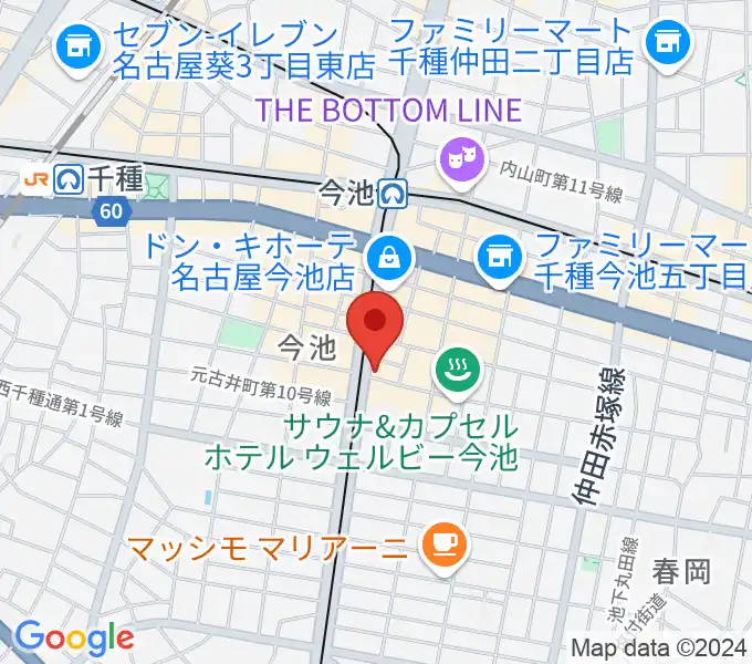 今池GROWの地図