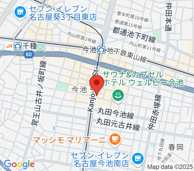 今池GROWの地図