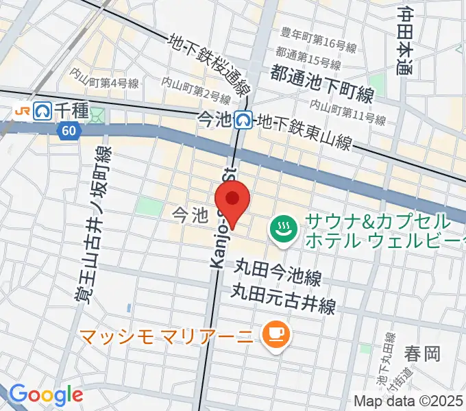 今池GROWの地図