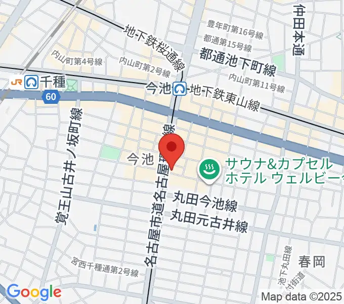 今池GROWの地図
