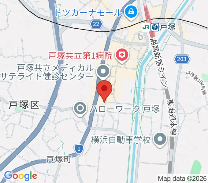 さやか音感ピアノ教室の地図