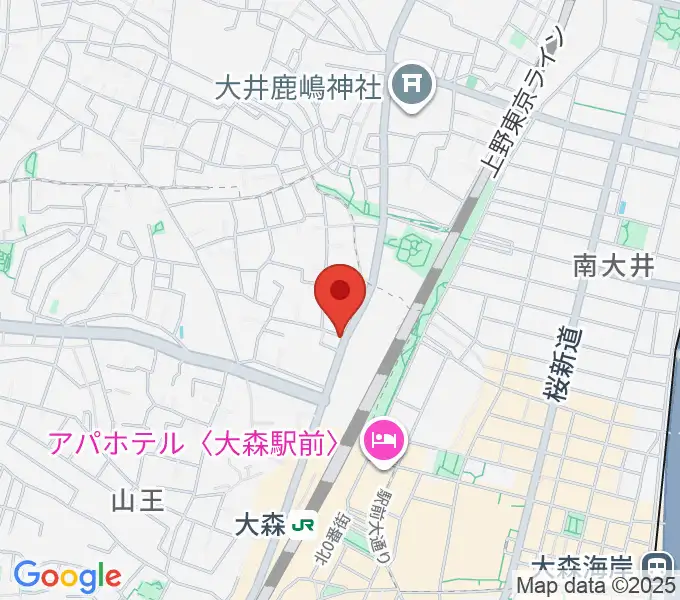 いしはら弦楽器工房の地図