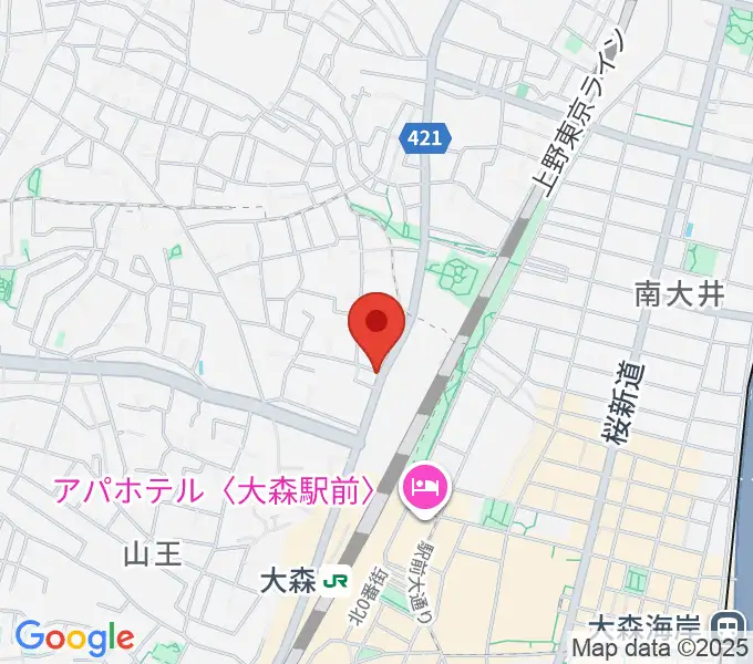 いしはら弦楽器工房の地図