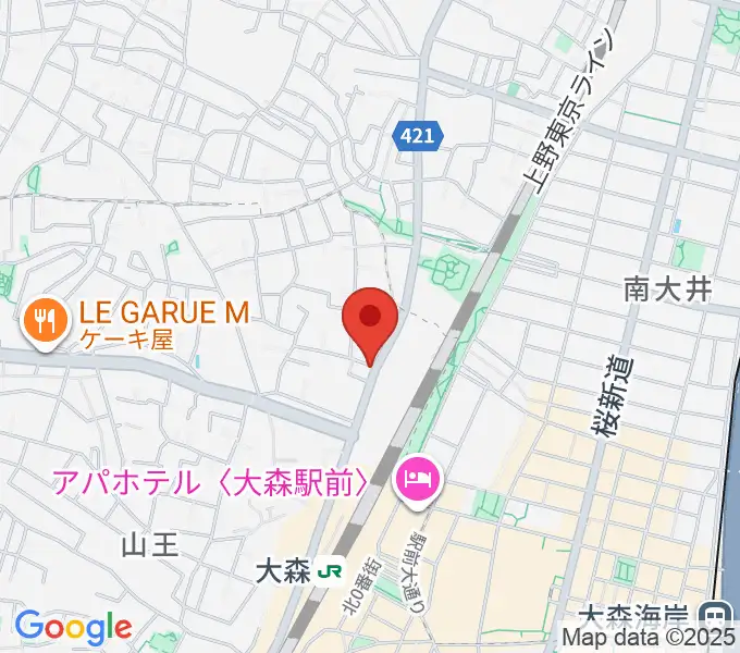 いしはら弦楽器工房の地図