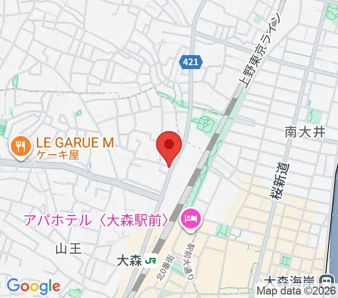 いしはら弦楽器工房の地図