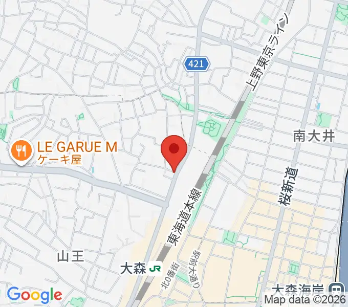 いしはら弦楽器工房の地図