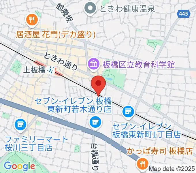 えにしおんがくきょうしつの地図
