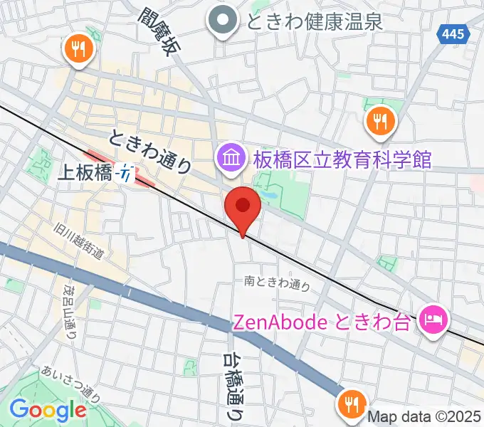 えにしおんがくきょうしつの地図