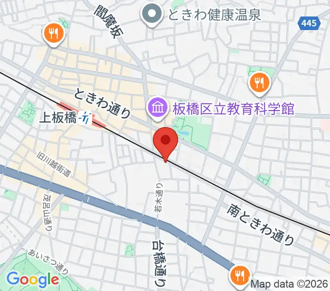 えにしおんがくきょうしつの地図