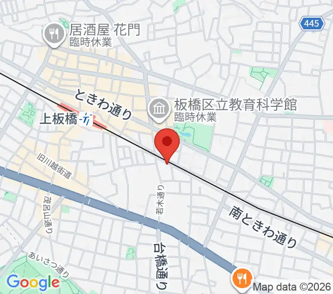 えにしおんがくきょうしつの地図