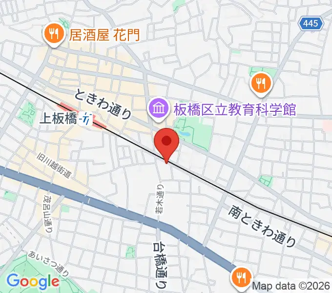 えにしおんがくきょうしつの地図