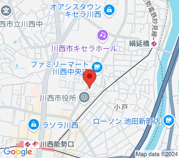 OTO BEACHの地図