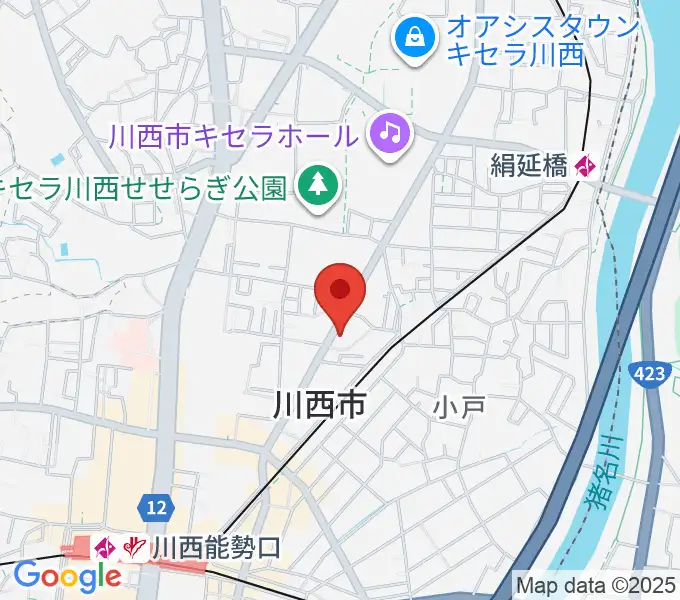 OTO BEACHの地図