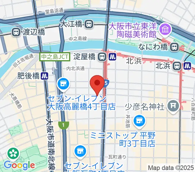 朝日生命ホールの地図