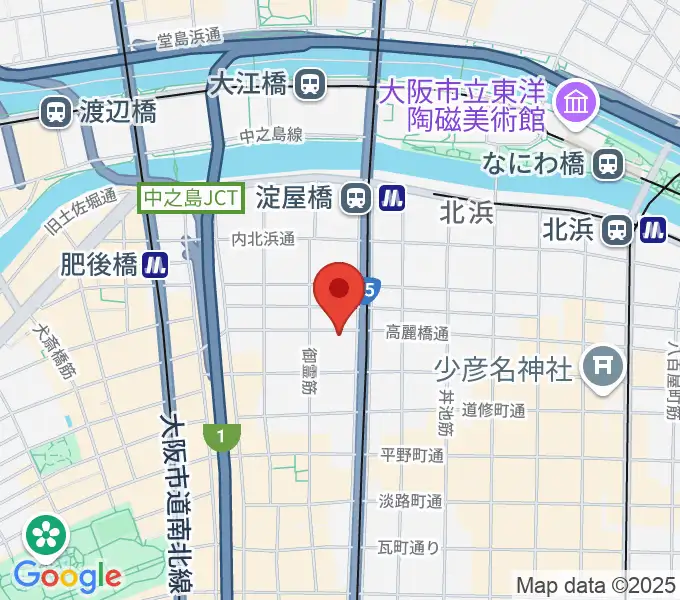 朝日生命ホールの地図