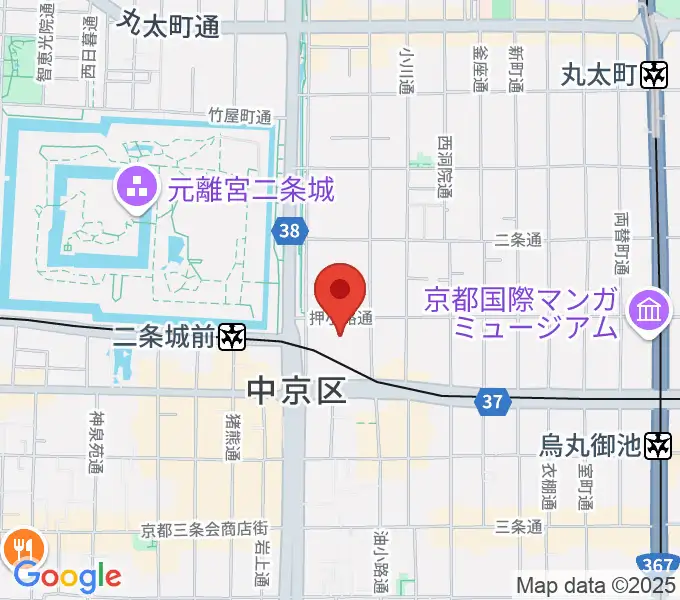 京都堀川音楽高等学校 音楽ホールの地図