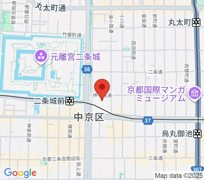 京都堀川音楽高等学校 音楽ホールの地図