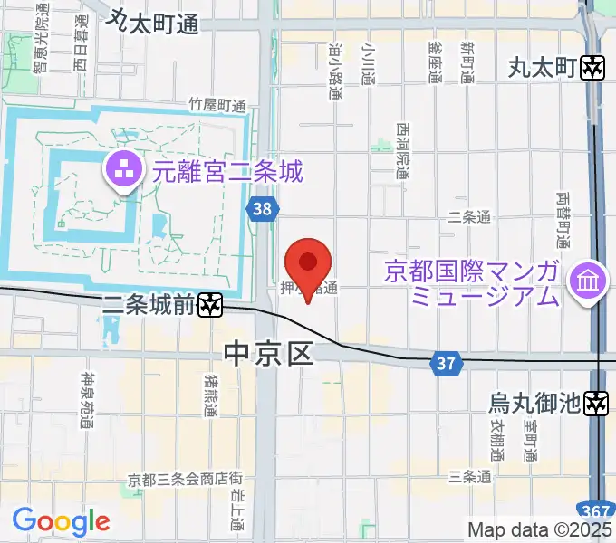 京都堀川音楽高等学校 音楽ホールの地図
