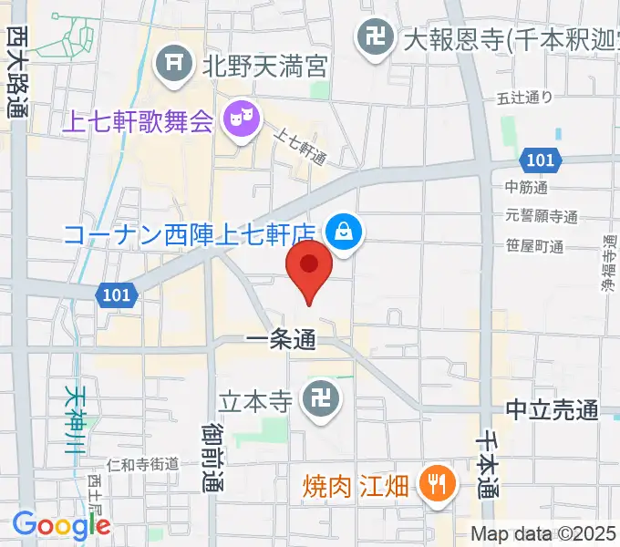 京都こども文化会館（エンゼルハウス）の地図