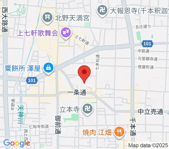 京都こども文化会館（エンゼルハウス）の地図