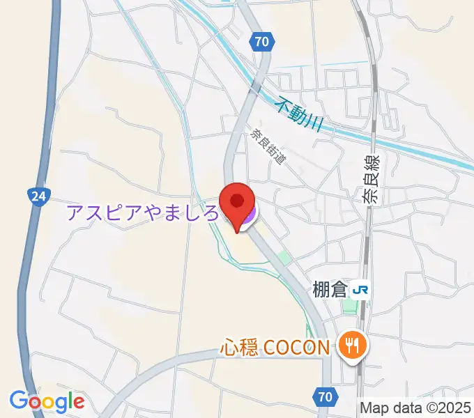 山城総合文化センター アスピアやましろの地図