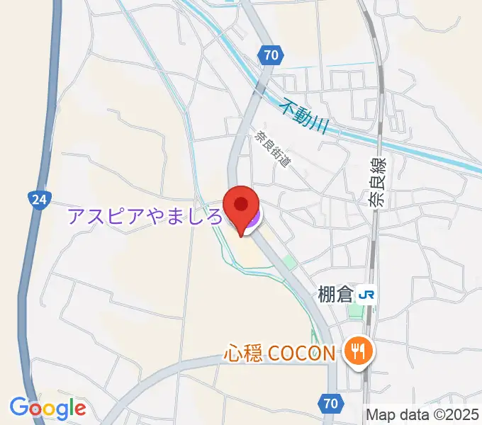 山城総合文化センター アスピアやましろの地図