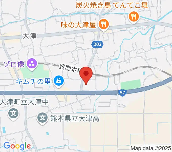 大津町生涯学習センターの地図