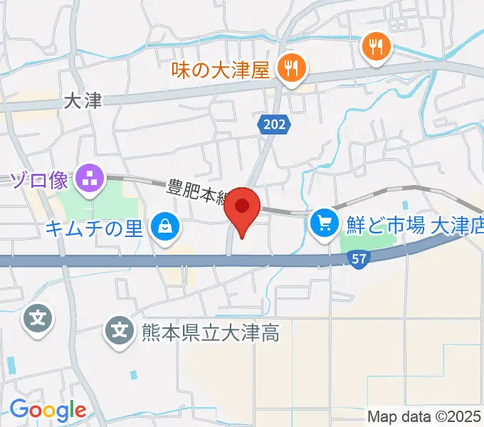 大津町生涯学習センターの地図