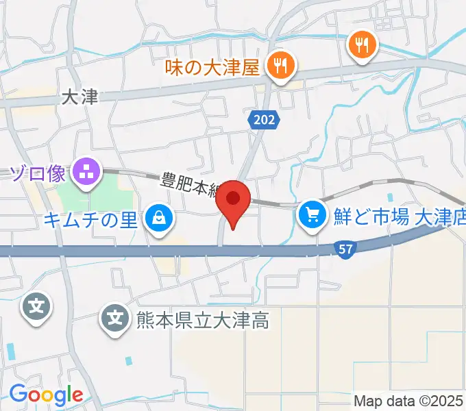 大津町生涯学習センターの地図
