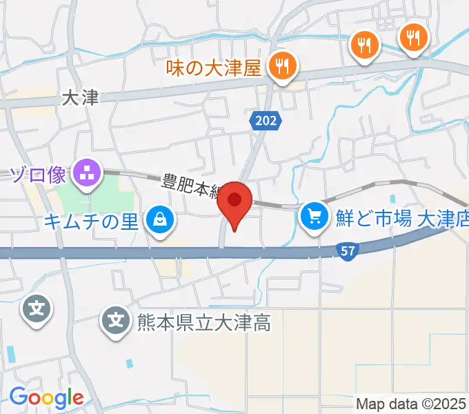 大津町生涯学習センターの地図