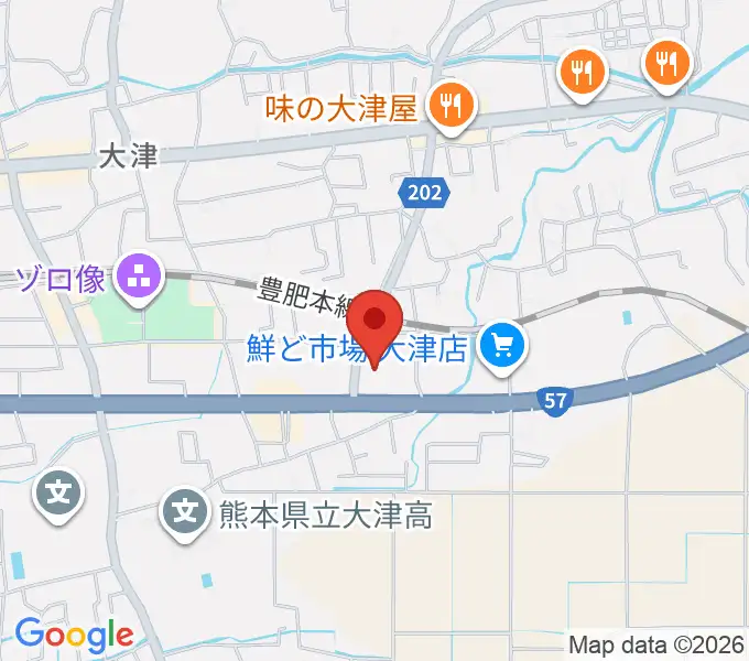 大津町生涯学習センターの地図