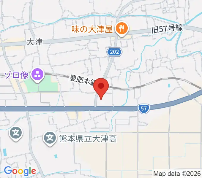 大津町生涯学習センターの地図