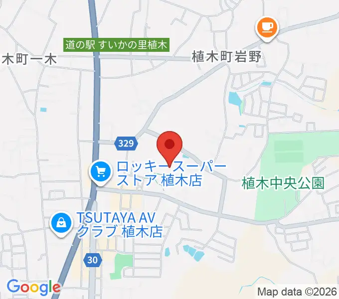 熊本市植木文化ホールの地図