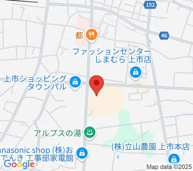 北アルプス文化センターの地図