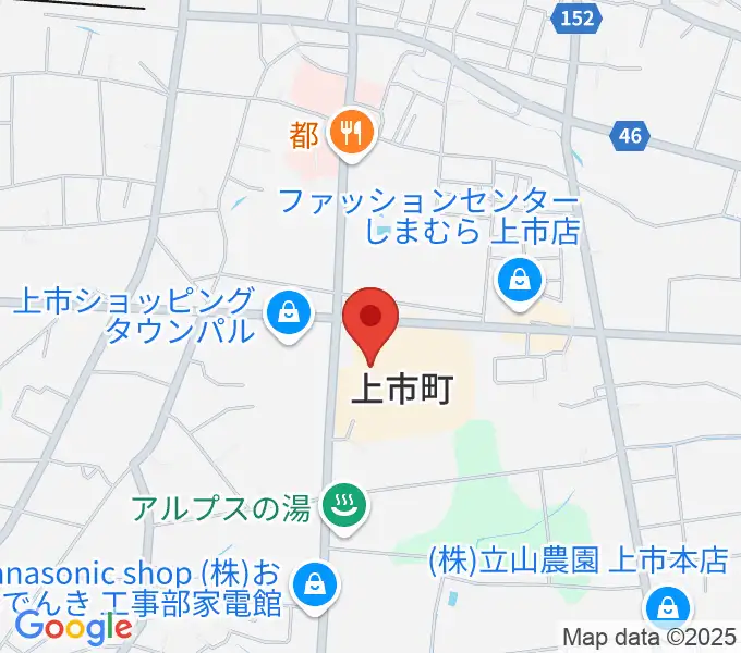 北アルプス文化センターの地図