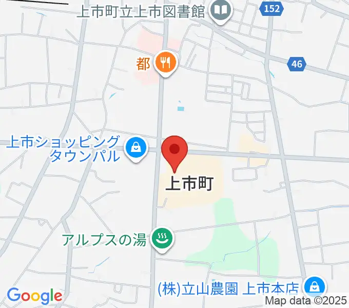 北アルプス文化センターの地図